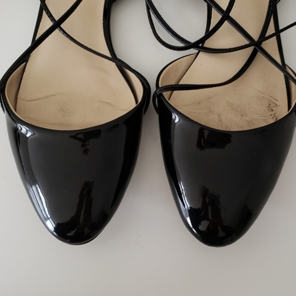Zara patent tie up flats - Picture 6 of 7